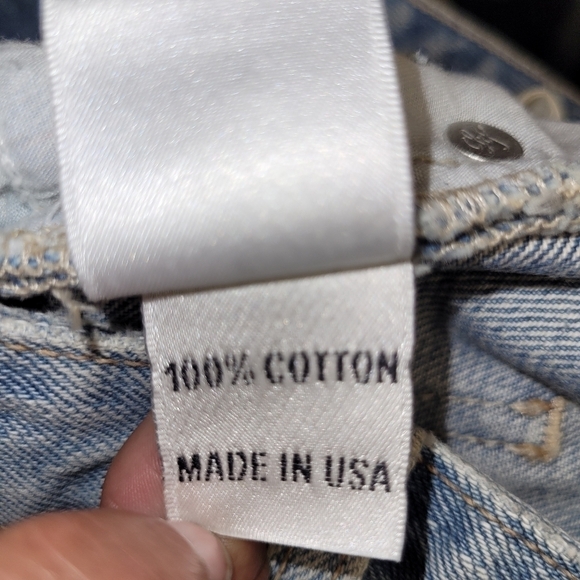 LOVERS + FRIENDS DENIM DISTRESSED ELIJAH MINI SKIRT IN CAMPO SIZE 26 - Picture 5 of 14